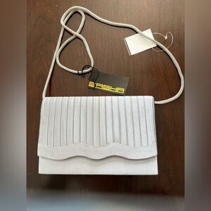 NWT Silver Sasha brand dress bag.